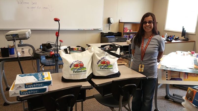 veronica at north with hers and toris