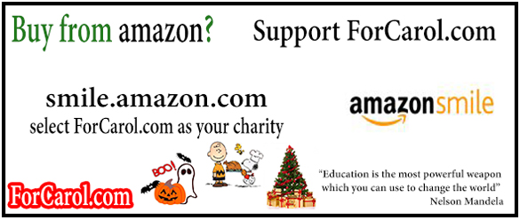 Buy from Amazon: Support&nbsp;ForCarol.com