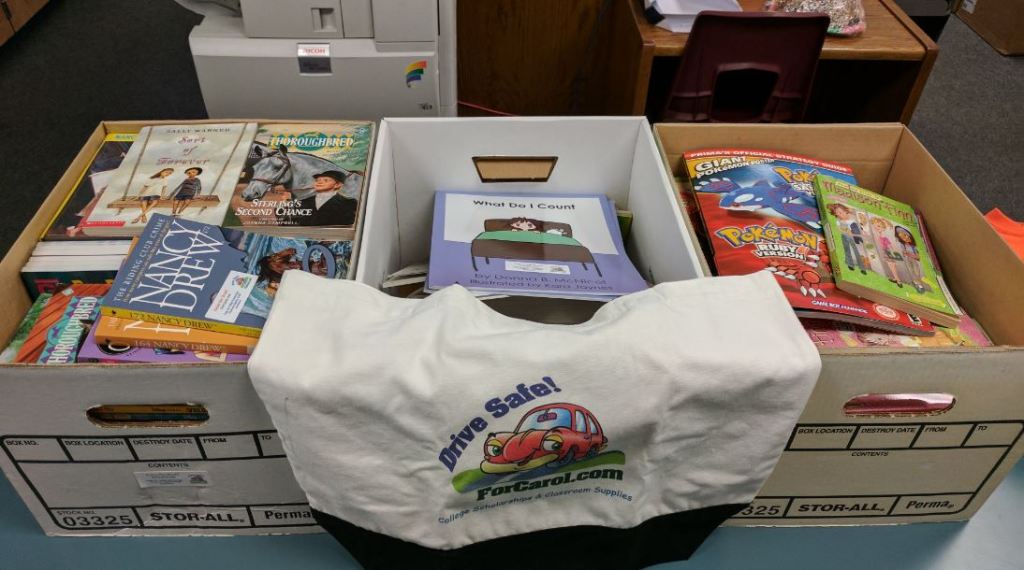 ForCarol Donates Books To Teachers Who Lost Their Classrooms in a&nbsp;Fire